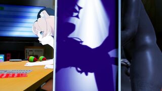 【ブルアカ】伊落マリー　モーション + ダメージボイス　3Dエロアニメ　sex　blue archive marie