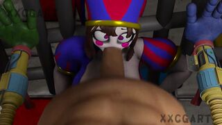 [Pomni X Poppy Play Time] Deep BlowJOB handjob