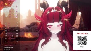 Anime Girl Gets Overstimulated LIVE On Stream! | Cam Girl VTUBER | Alekirser