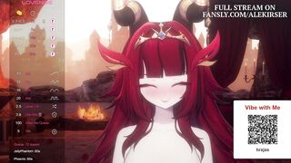 Anime Girl Gets Overstimulated LIVE On Stream! | Cam Girl VTUBER | Alekirser