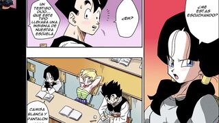 Gohan Fucks his Classmate when his Parents are not at home - DBZ Hentai