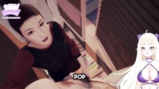 hot milf asian wife sucks and fucks BDSM style