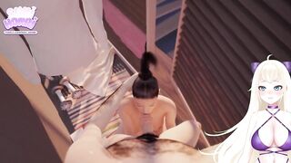 hot milf asian wife sucks and fucks BDSM style