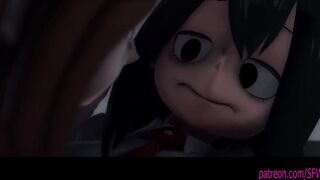 Uraraka x tsuyu my hero academia futa hentai