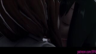 Uraraka x tsuyu my hero academia futa hentai