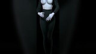 3D cute Asian stripper stripe for you