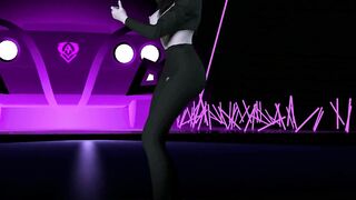 3D cute Asian stripper stripe for you