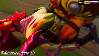 What does it feel like to have sex in League of Legends? Braum & Zyra SEX
