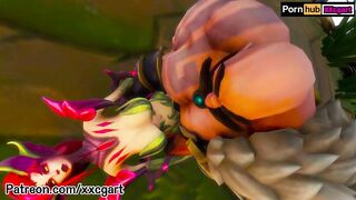 What does it feel like to have sex in League of Legends? Braum & Zyra SEX