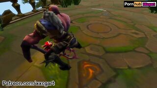 What does it feel like to have sex in League of Legends? Braum & Zyra SEX