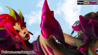 What does it feel like to have sex in League of Legends? Braum & Zyra SEX