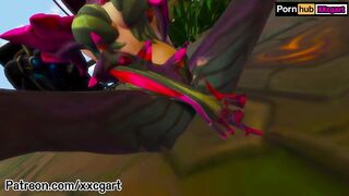 What does it feel like to have sex in League of Legends? Braum & Zyra SEX