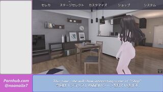 Stage1 Interesting Scene : Seleka-san who Exposes unnoticed with Naked Coat