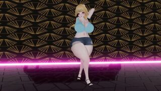 VR Blonde Bimbo Bitch Gives you A Sexy Strip Show
