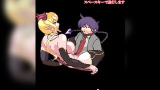 【H GAME】サキュバスエスケープHドットアニメーション② エロアニメ Hentai Game Gallery
