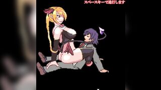 【H GAME】サキュバスエスケープHドットアニメーション② エロアニメ Hentai Game Gallery