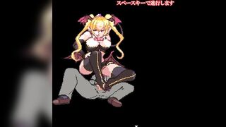 【H GAME】サキュバスエスケープHドットアニメーション② エロアニメ Hentai Game Gallery
