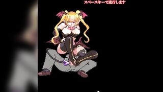 【H GAME】サキュバスエスケープHドットアニメーション② エロアニメ Hentai Game Gallery