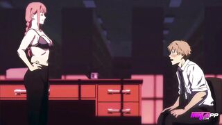 Chainsaw-Man Seduced Little Stepbrother ( Parody ) HENTAI Uncensored