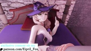 Futanari Amber fuck Lisa So Nutshell Futa Genshin Impact 4K