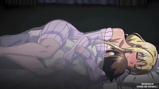 HENTAI uncensored My stepsister got horny when we were in bed together