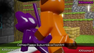 Poppy PlayTime Hentai Mincraft - CatNap and Dogday make love spotted by Mommy Long Legs EP.01
