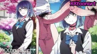 Akane Kurokawa - semen reaches the uterus!