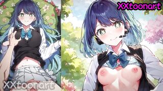 Akane Kurokawa - semen reaches the uterus!