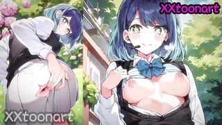 Akane Kurokawa - semen reaches the uterus!