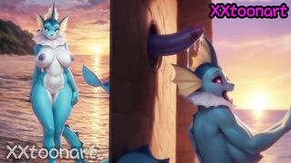 Hentai Pokédex #134 - Vaporeon (水伊布) (シャワーズ)Doggy Style