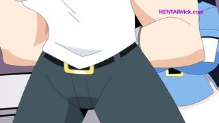 BUSTED! Busty Police Woman wants to punish the Thief - Cartoon Parody