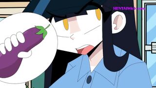BUSTED! Busty Police Woman wants to punish the Thief - Cartoon Parody