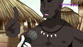 Audrey Story with the Big Dick Tribe - 4K Cartoon Parody