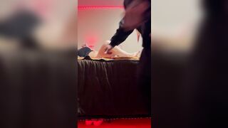 Fat ass with some thick thighs ride cock
