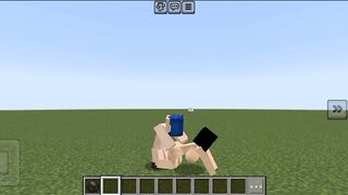 Ice Yukimura Fucking Laiya Nur in Minecraft Bedrock Add-on