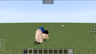 Ice Yukimura Fucking Laiya Nur in Minecraft Bedrock Add-on