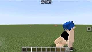 Ice Yukimura Fucking Laiya Nur in Minecraft Bedrock Add-on