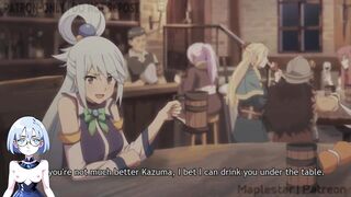 Kazuma fucks aqua MAPLESTAR