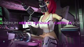 F.U.T.A. SENTAI SQUAD - Futanari Babe Is DOMINATED By Lesbian Monster In Alley - SPANISH SUBTITLES