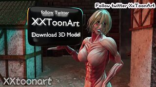 Attack On Titan 3D Hentai - Female Big Ttis Titan Aot play Big Big Tits Like step son