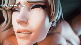 White Hair Chubby Teen Gets The Biggest Cock Of Her Life - 3D FUTA Animation Uncensored