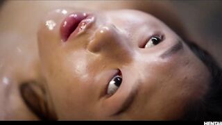 Extreme Hentai Cumflation - Asian Joanna Wei Bondage Anime Sex with Multiple Creampies