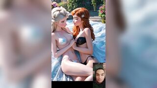 Elsa and Anna