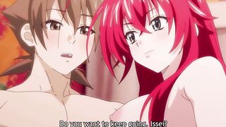 Issei's Christmas Night Turns Into a Passionate Blowjob & Cum in Mouth • HENTAI UNCENSORED (Parody)