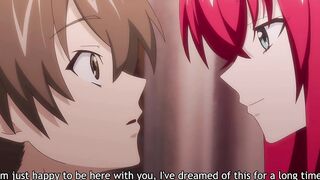 Issei's Christmas Night Turns Into a Passionate Blowjob & Cum in Mouth • HENTAI UNCENSORED (Parody)