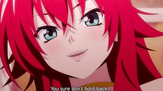 Issei's Christmas Night Turns Into a Passionate Blowjob & Cum in Mouth • HENTAI UNCENSORED (Parody)
