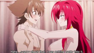 Issei's Christmas Night Turns Into a Passionate Blowjob & Cum in Mouth • HENTAI UNCENSORED (Parody)