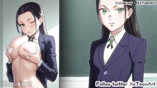 The Female Black Butler Amane アマネ From Hunter x Hunter Hentai