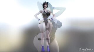 Teen Titans - Ravin Anal Fucked by Huge Tattooed BBC African Man