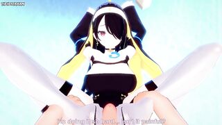POV Hentai Footjob from Hinata Wakaba from Blue Archive